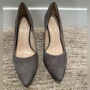 Cole Haan grey suede heels size 10